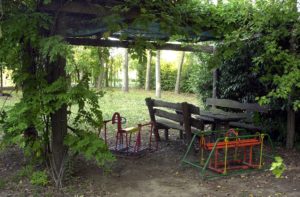 giardino agriturismo alle valli in provincia di padova